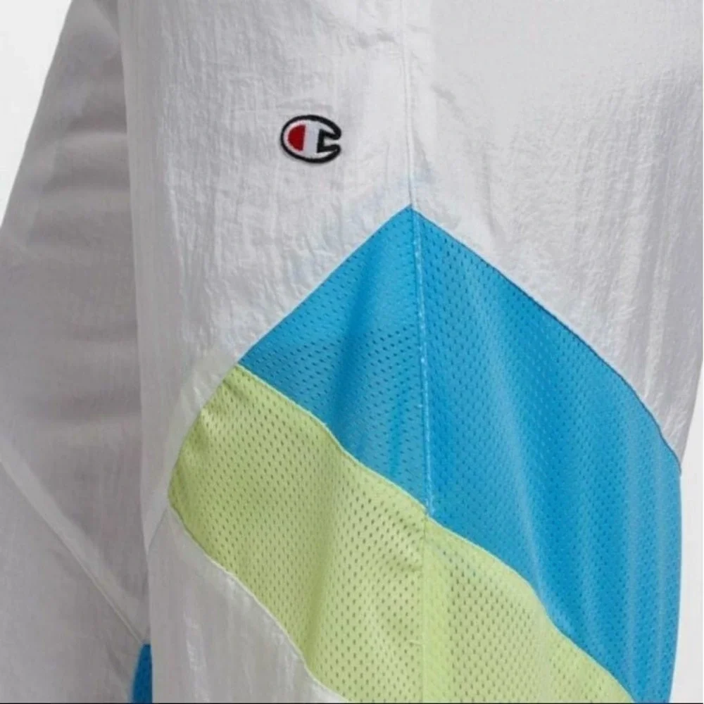 New‎ Champion Pants Track Y2K Windbreaker Jogger Women Small White 90s Retro